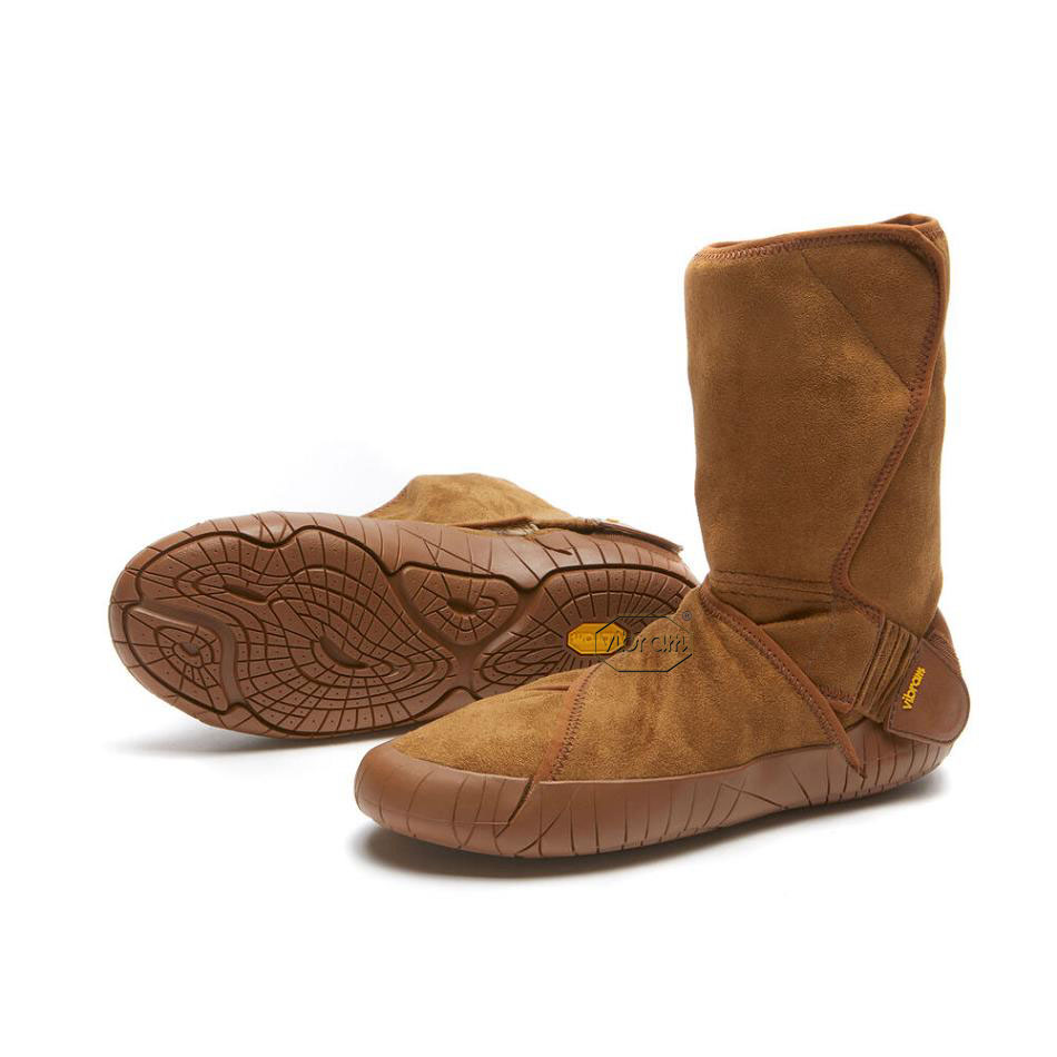 Botas Vibram Furoshiki Classic Shearling Mid Mujer Marrom | MX_X85