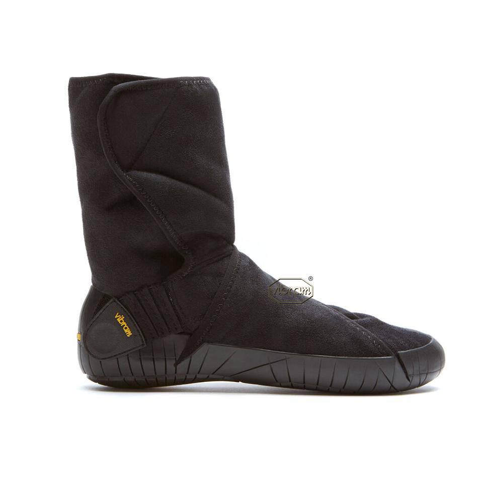 Botas Vibram Furoshiki Eastern Traveler Classic Shearling Mid Mujer Negros | MX_C62