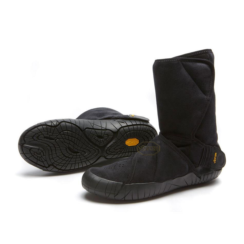 Botas Vibram Furoshiki Eastern Traveler Classic Shearling Mid Mujer Negros | MX_C62