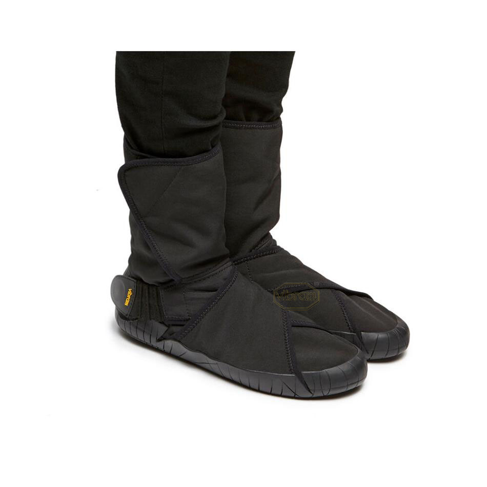 Botas Vibram Furoshiki New Yorker Mid Hombre Negros | MX_B43