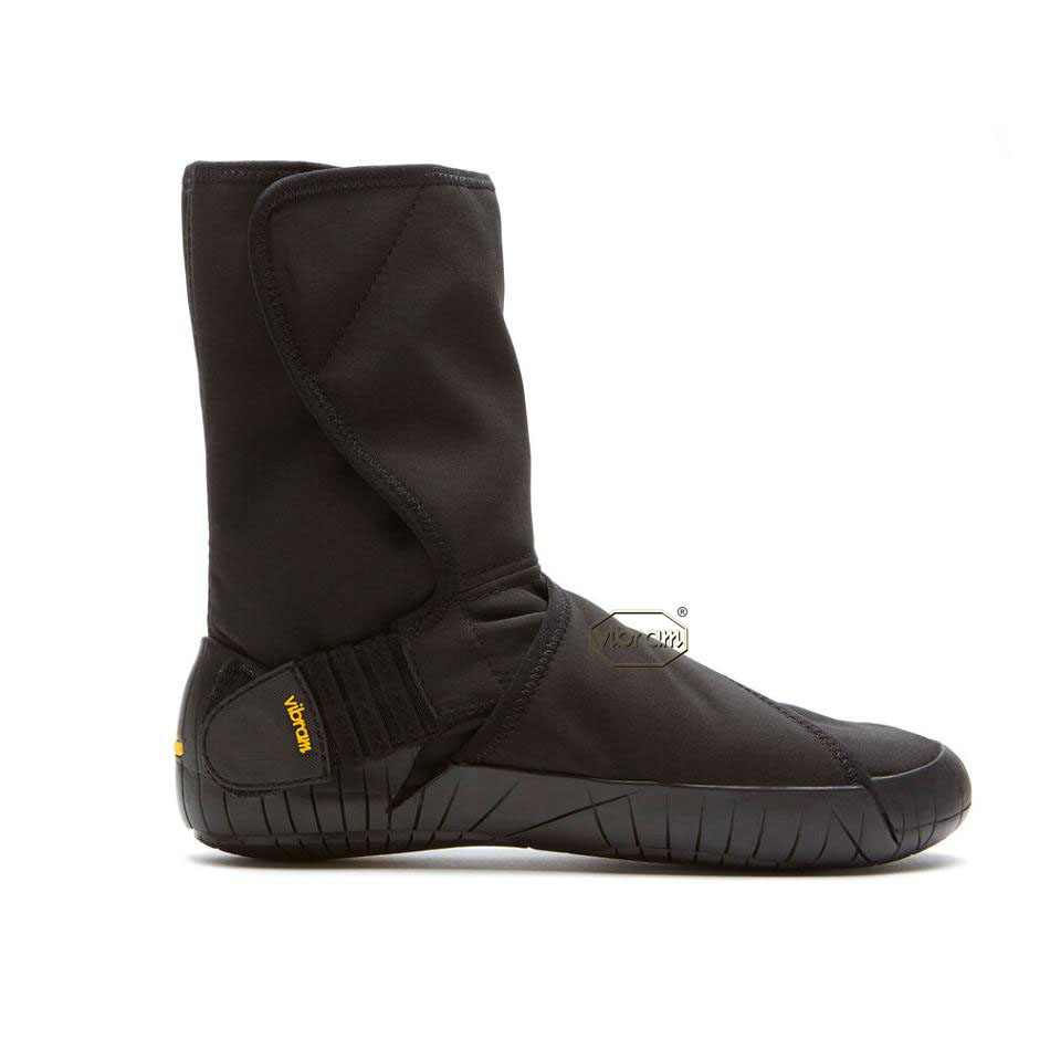 Botas Vibram Furoshiki New Yorker Mid Hombre Negros | MX_B43