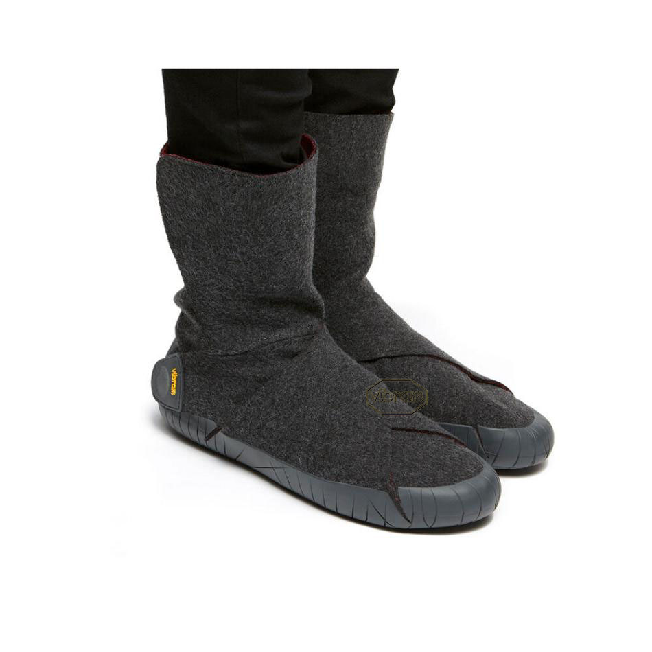 Botas Vibram Furoshiki Russian Felt Mid Hombre Grises | MX_C14