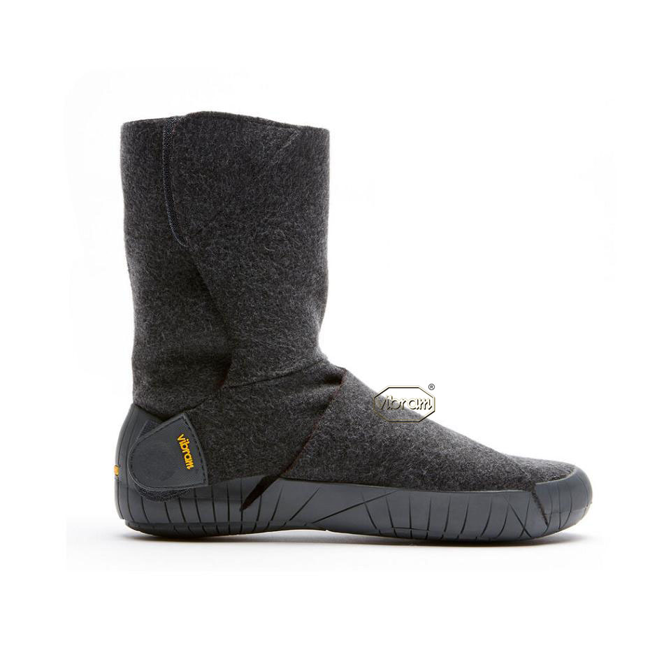 Botas Vibram Furoshiki Russian Felt Mid Hombre Grises | MX_C14