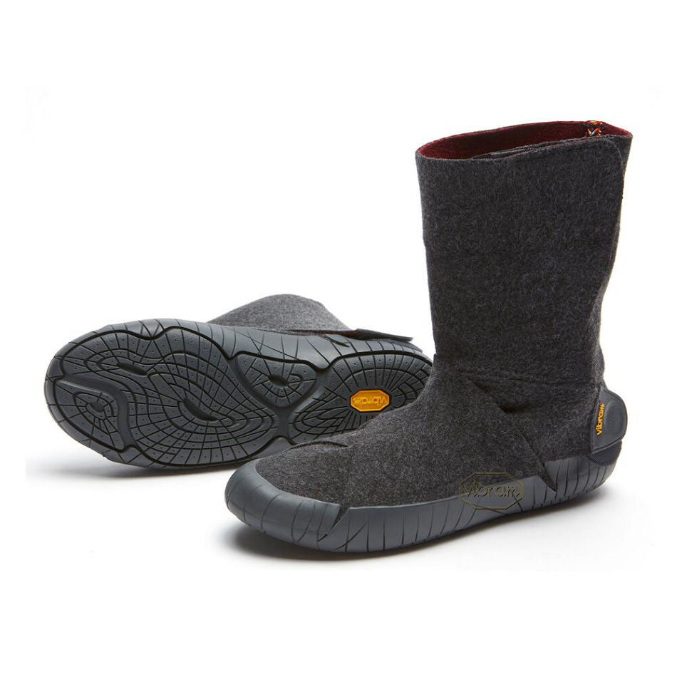 Botas Vibram Furoshiki Russian Felt Mid Mujer Grises | MX_T95