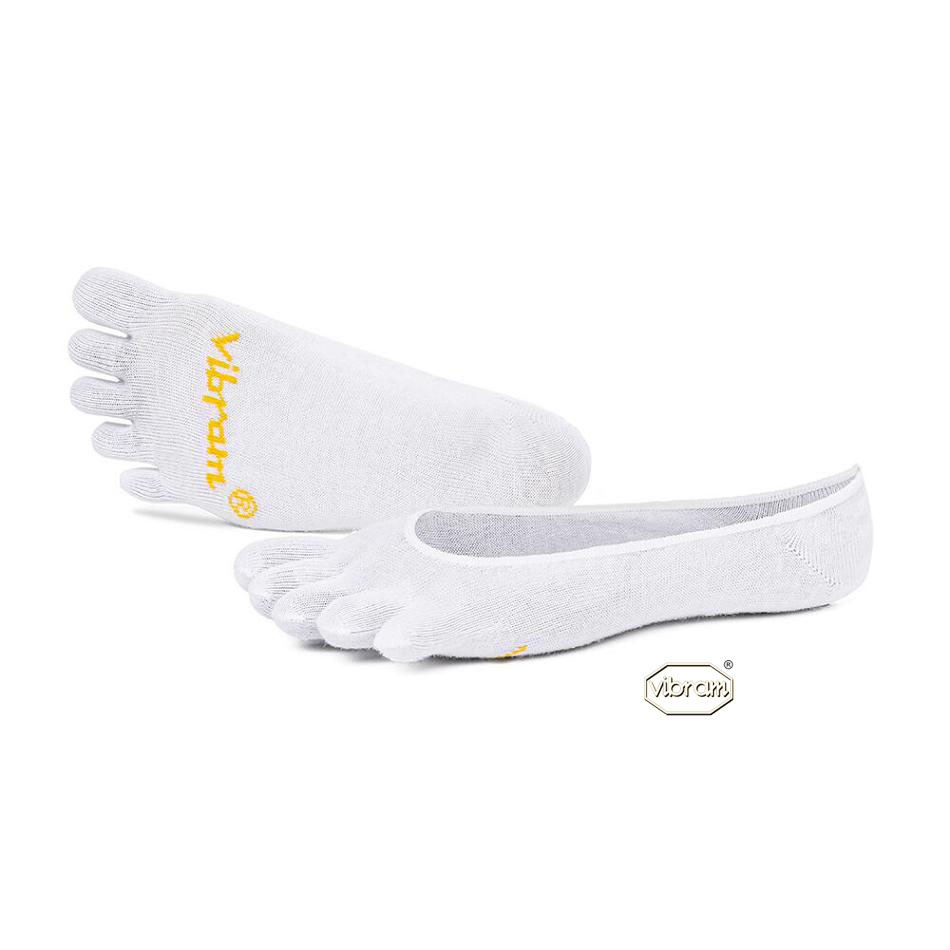 Calcetines Vibram 5TOE Ghost Hombre Blancos | MX_E03