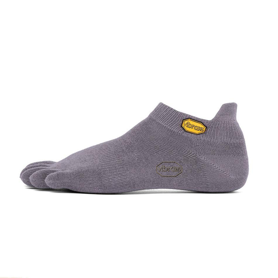 Calcetines Vibram 5TOE No Show Hombre Grises | MX_K37