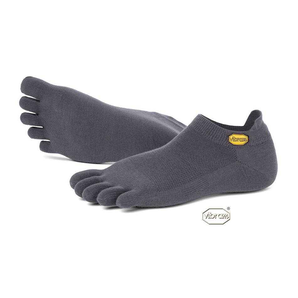 Calcetines Vibram 5TOE No Show Hombre Grises Oscuro | MX_K88