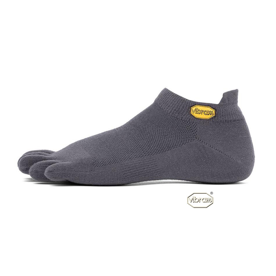 Calcetines Vibram 5TOE No Show Hombre Grises Oscuro | MX_K88