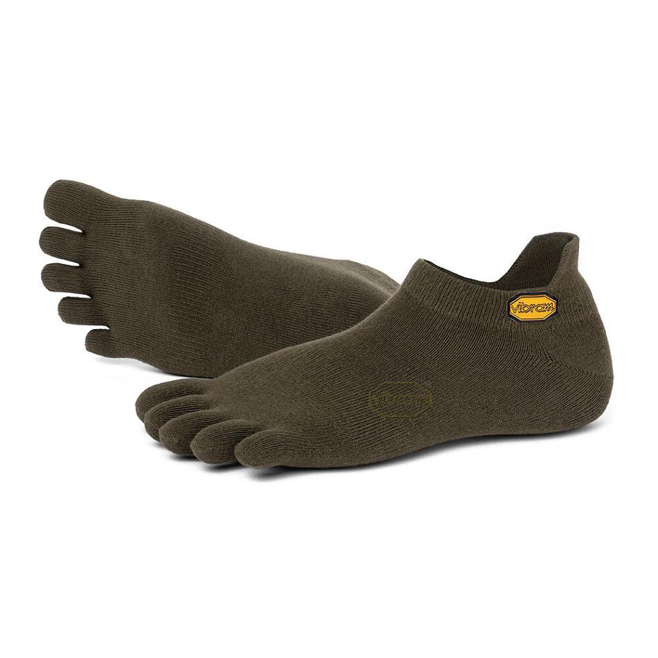 Calcetines Vibram 5TOE No Show Mujer Verdes | MX_S79