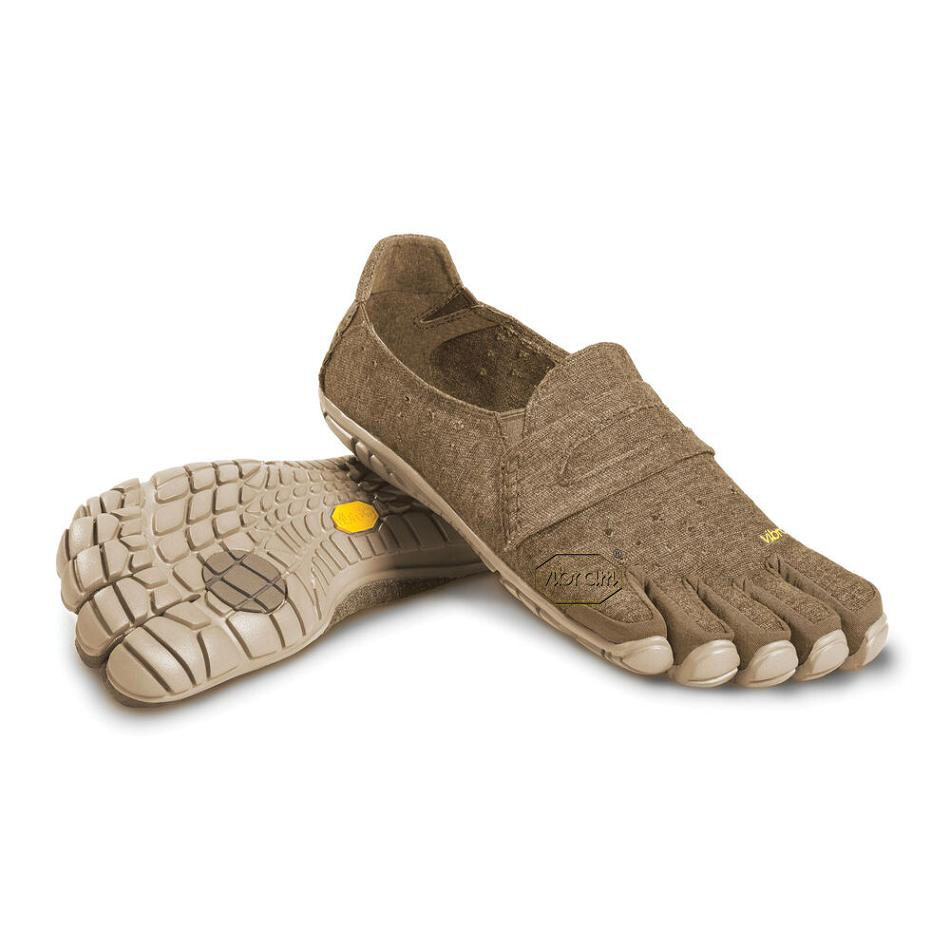 Tenis Casual Vibram CVT-Hemp Hombre Kaki | MX_D53