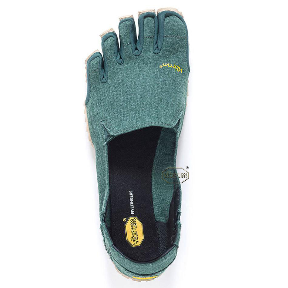 Tenis Casual Vibram CVT LB Mujer Verdes Beige | MX_N71