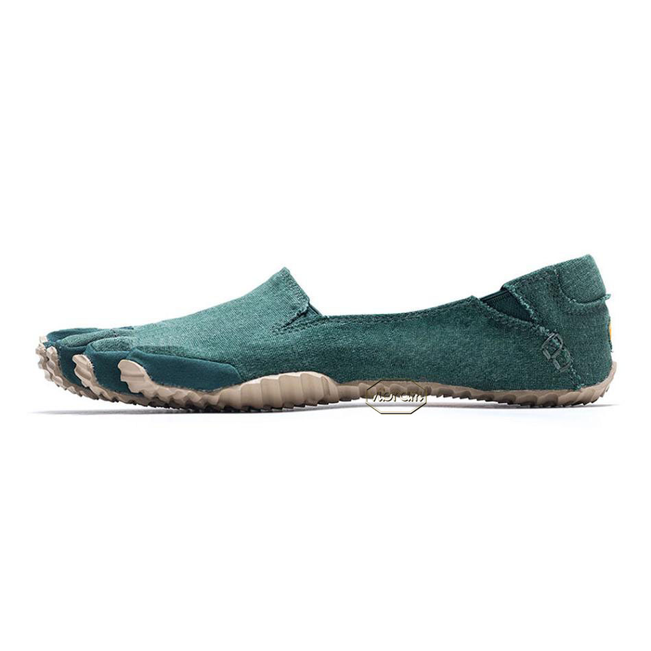 Tenis Casual Vibram CVT LB Mujer Verdes Beige | MX_N71