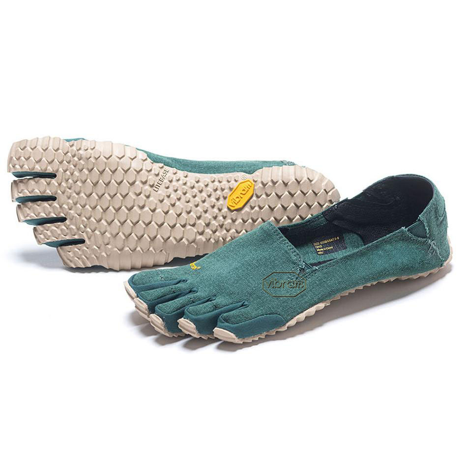 Tenis Casual Vibram CVT LB Mujer Verdes Beige | MX_N71