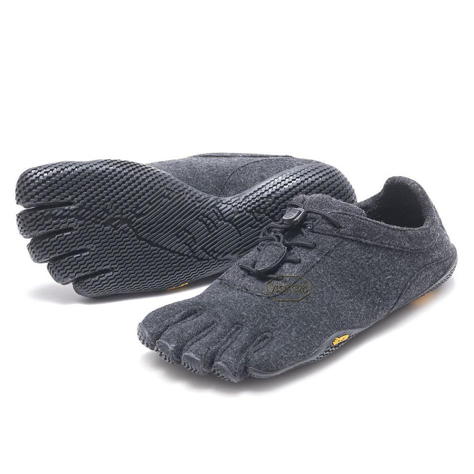 Tenis Casual Vibram KSO ECO Lana Mujer Grises Negros | MX_A30