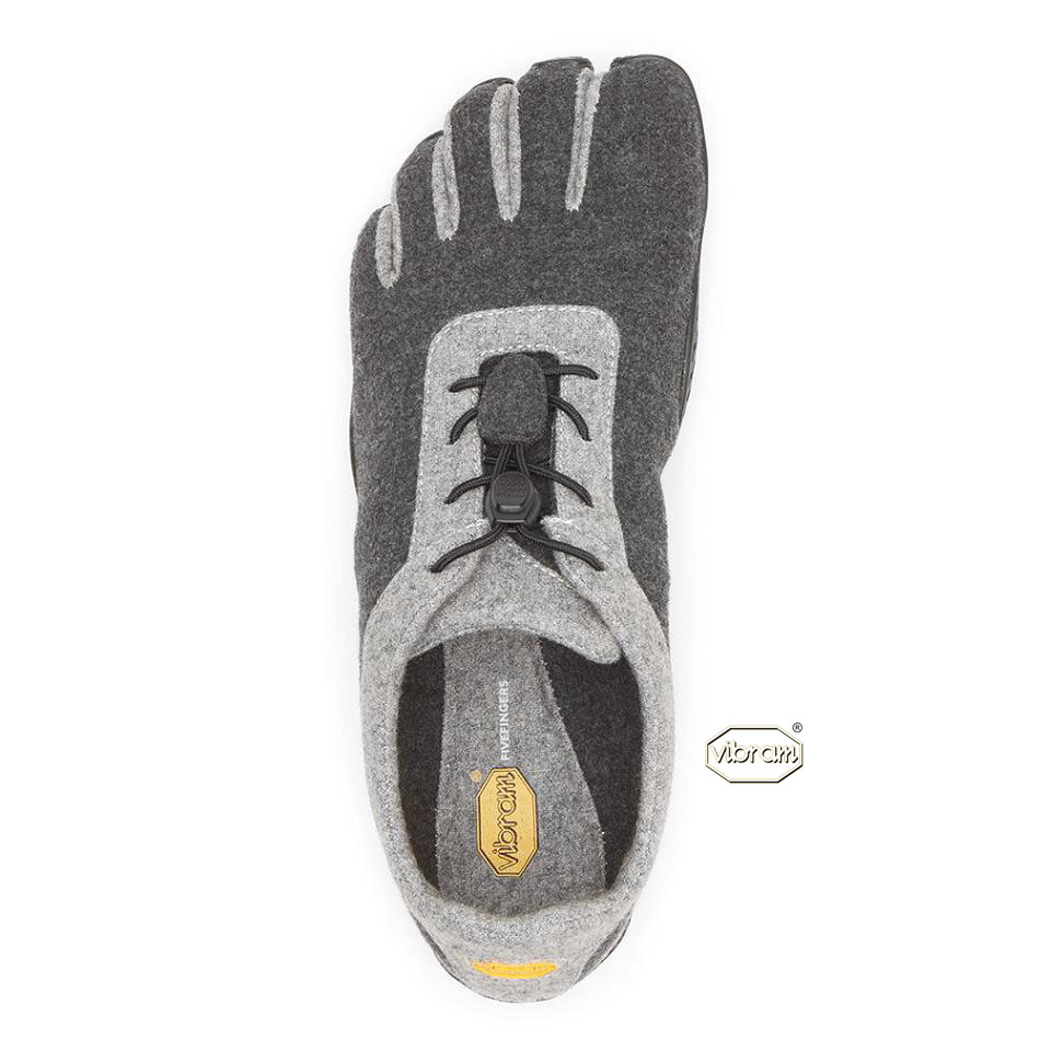 Tenis Casual Vibram KSO ECO Lana Mujer Grises Negros | MX_J33