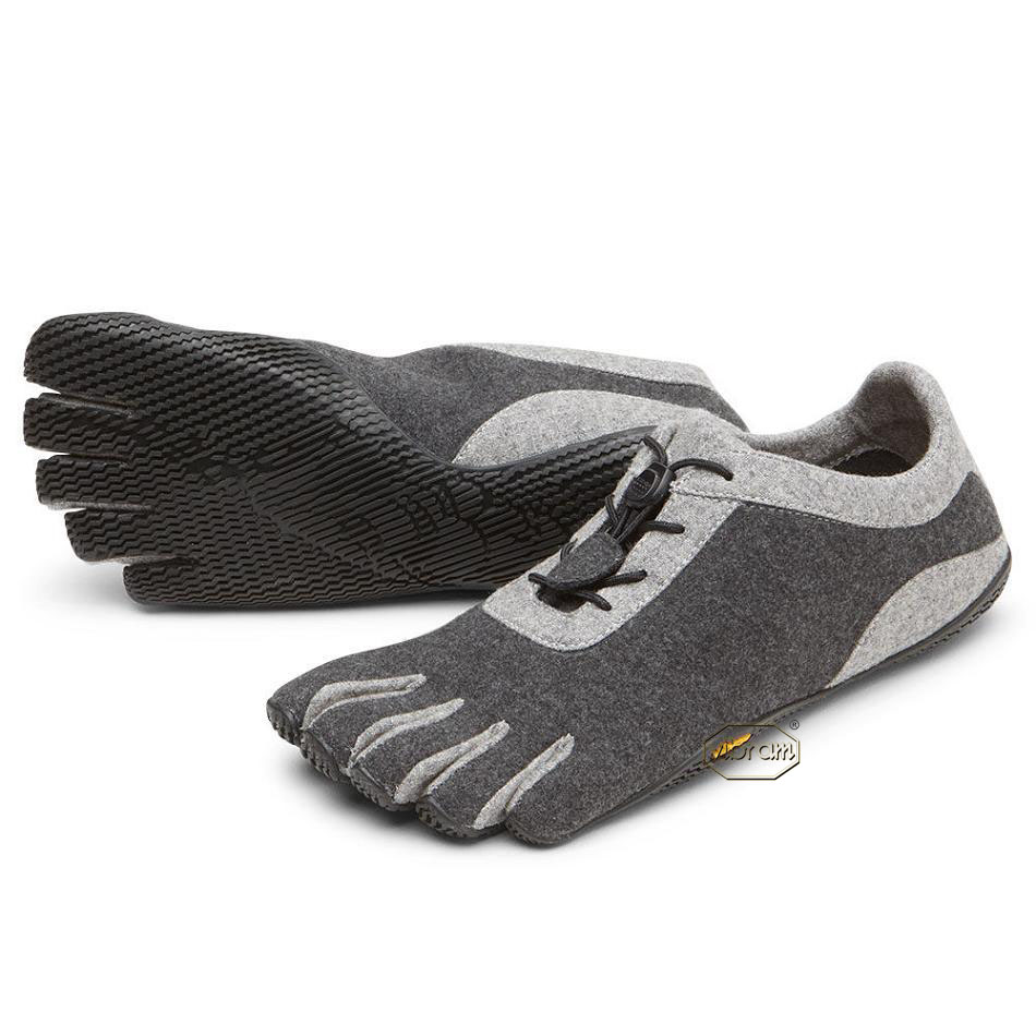 Tenis Casual Vibram KSO ECO Lana Mujer Grises Negros | MX_J33