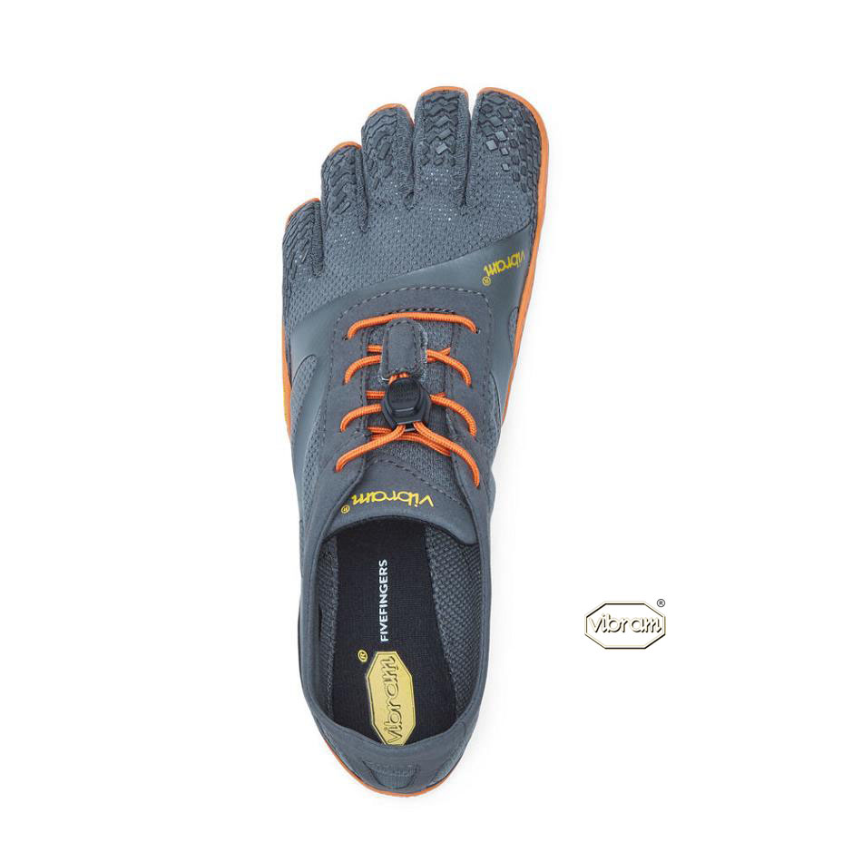 Tenis Deportivos Vibram KSO EVO Mujer Grises Naranjas | MX_M24