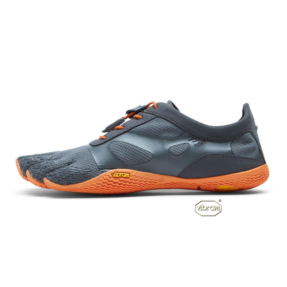 Tenis Deportivos Vibram KSO EVO Mujer Grises Naranjas | MX_M24