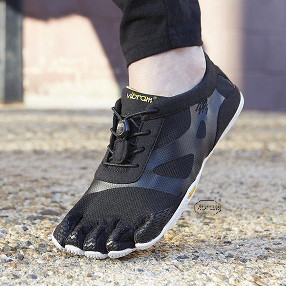 Tenis Deportivos Vibram KSO EVO Mujer Negros Blancos | MX_B46