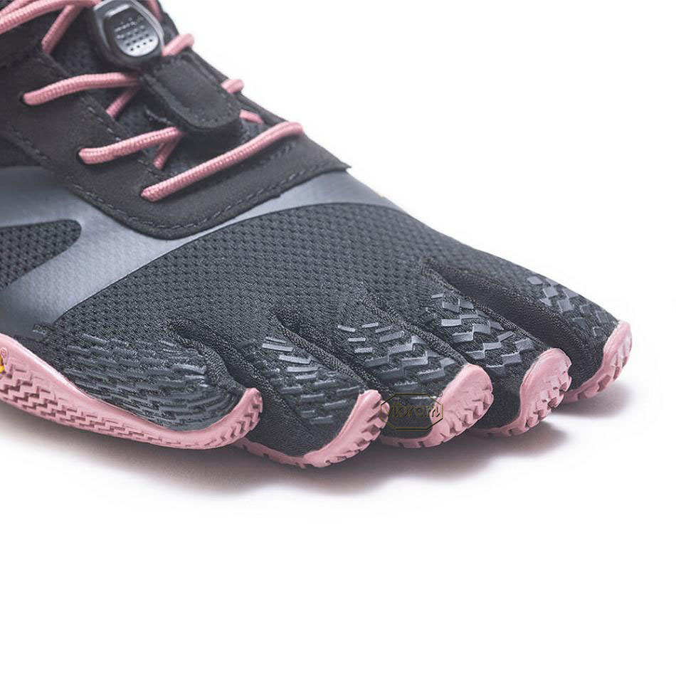 Tenis Deportivos Vibram KSO EVO Mujer Negros Rosas | MX_E24