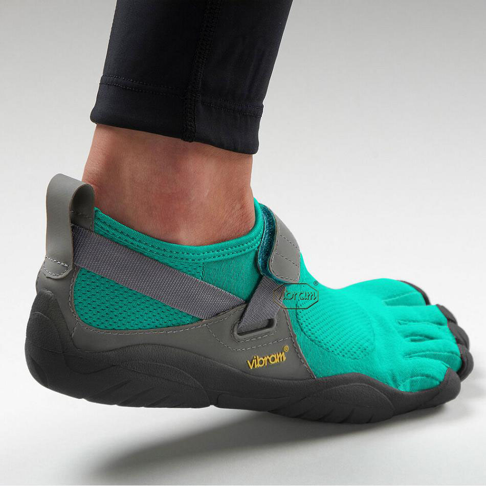 Tenis Deportivos Vibram KSO Mujer Azules Verdes | MX_A27