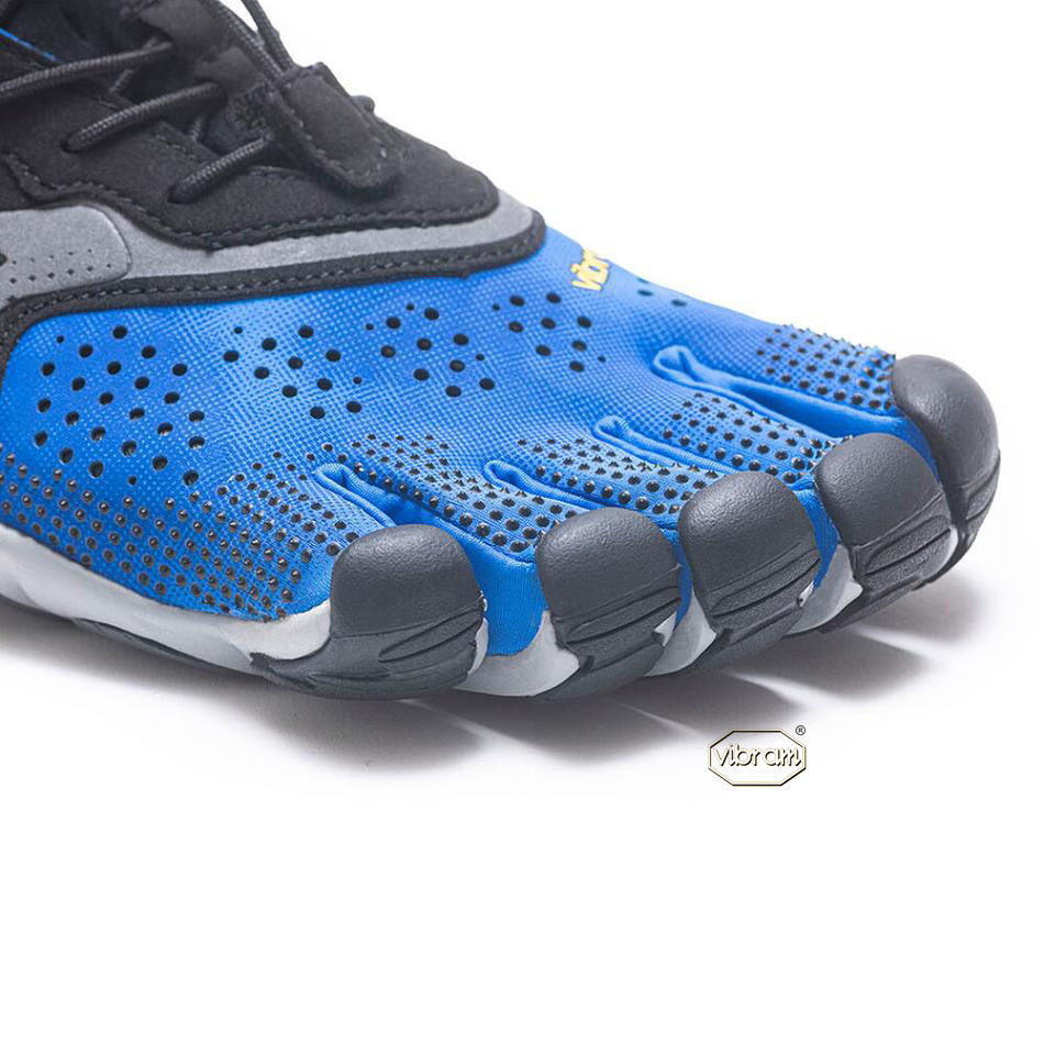 Tenis Deportivos Vibram V-Run Hombre Azules Negros | MX_E99