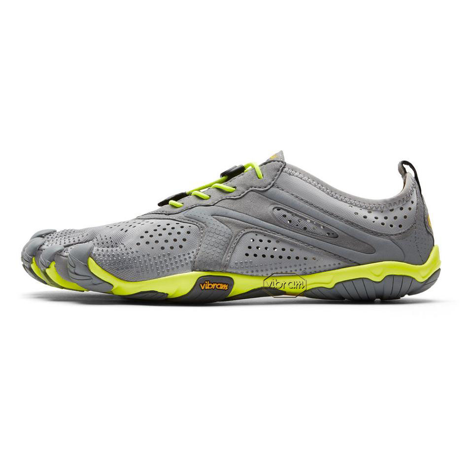 Tenis Deportivos Vibram V-Run Hombre Grises Amarillos | MX_E45