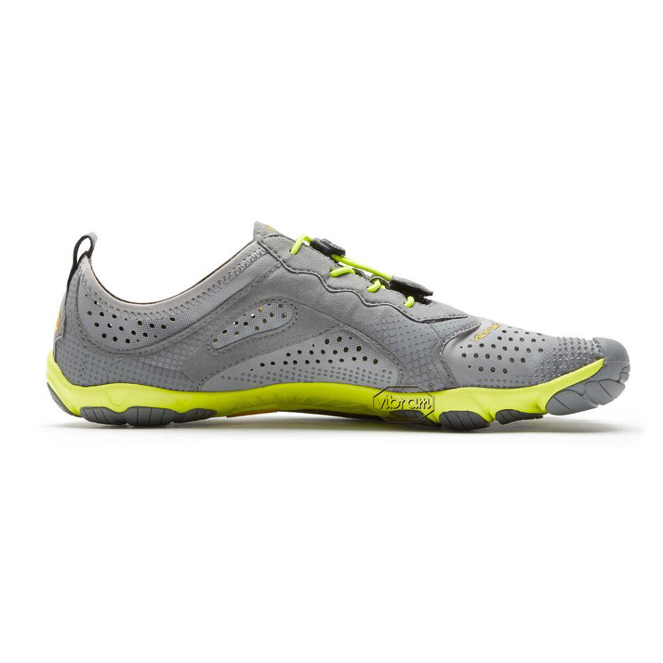 Tenis Deportivos Vibram V-Run Hombre Grises Amarillos | MX_E45