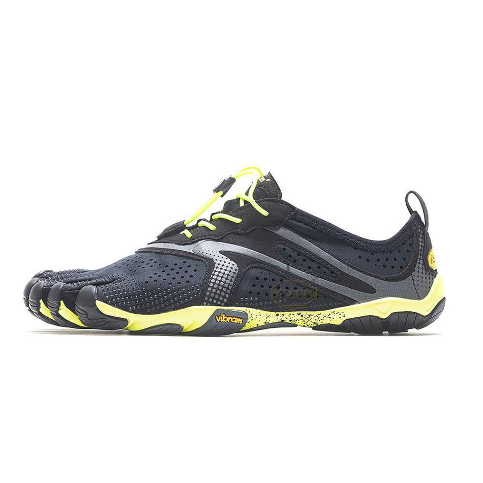 Tenis Deportivos Vibram V-Run Hombre Negros Amarillos | MX_U28