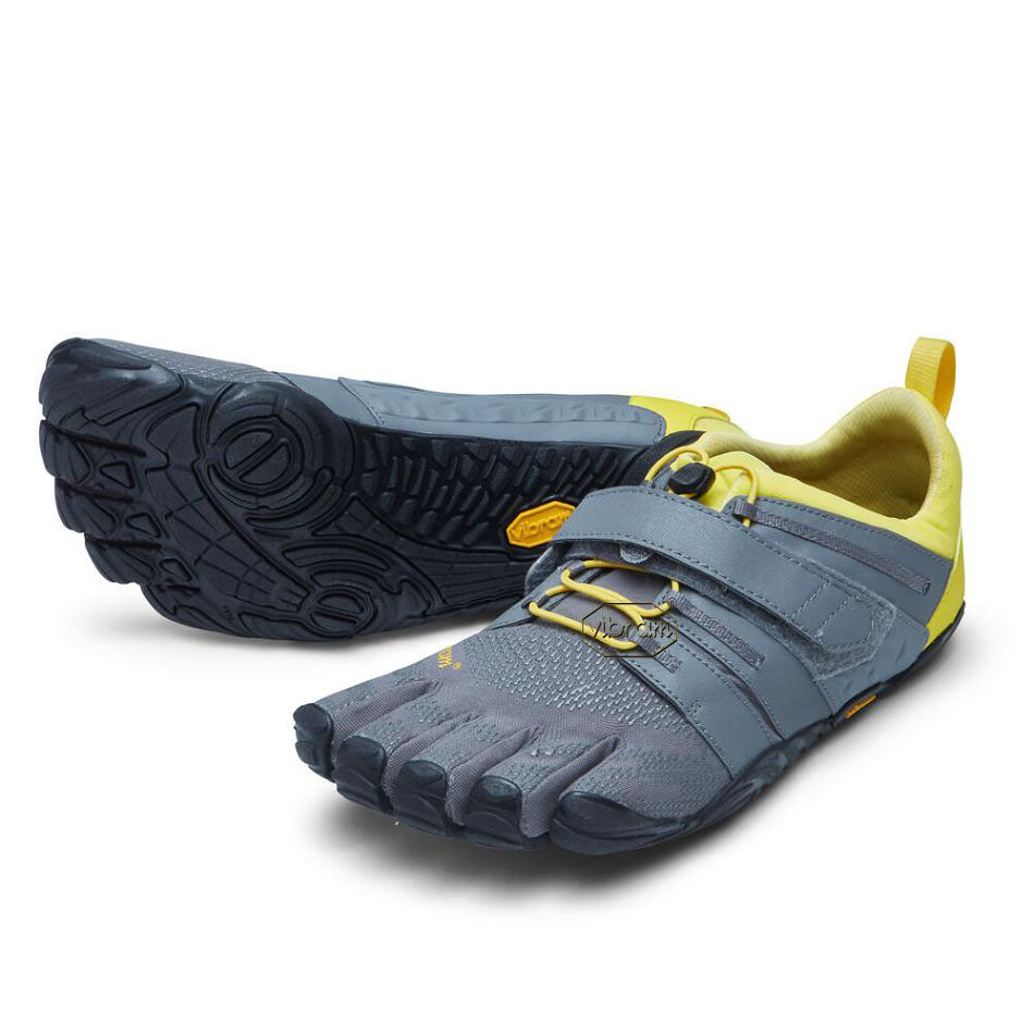 Tenis Deportivos Vibram V-Train 2.0 Hombre Grises Amarillos Negros | MX_M48