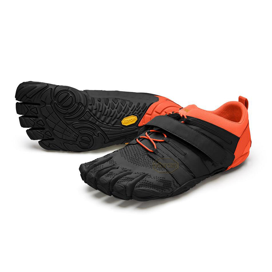 Tenis Deportivos Vibram V-Train 2.0 Hombre Negros Naranjas | MX_Y03