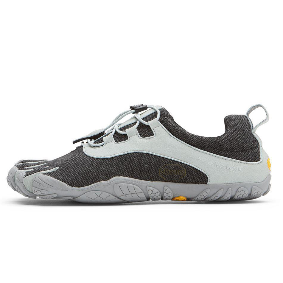 Tenis Running Vibram V-Run Retro Mujer Negros Grises | MX_N92