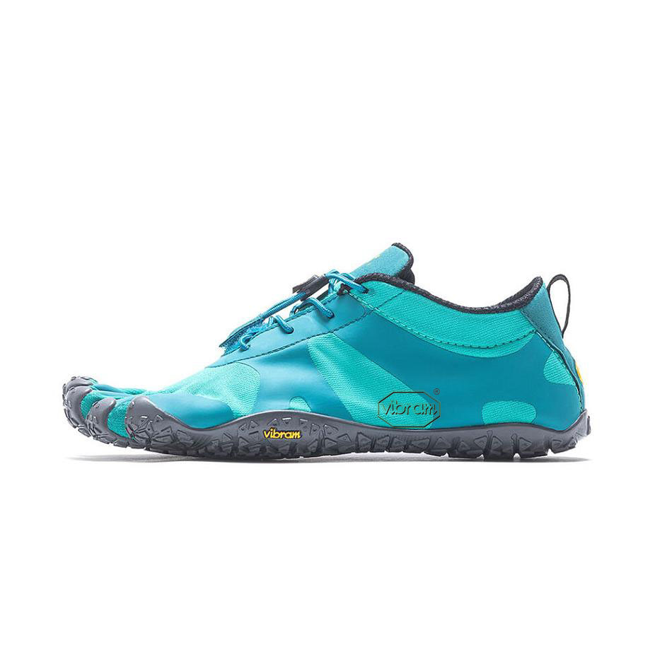 Tenis Trail Running Vibram V-Alpha Mujer Turquesa Azules | MX_K10