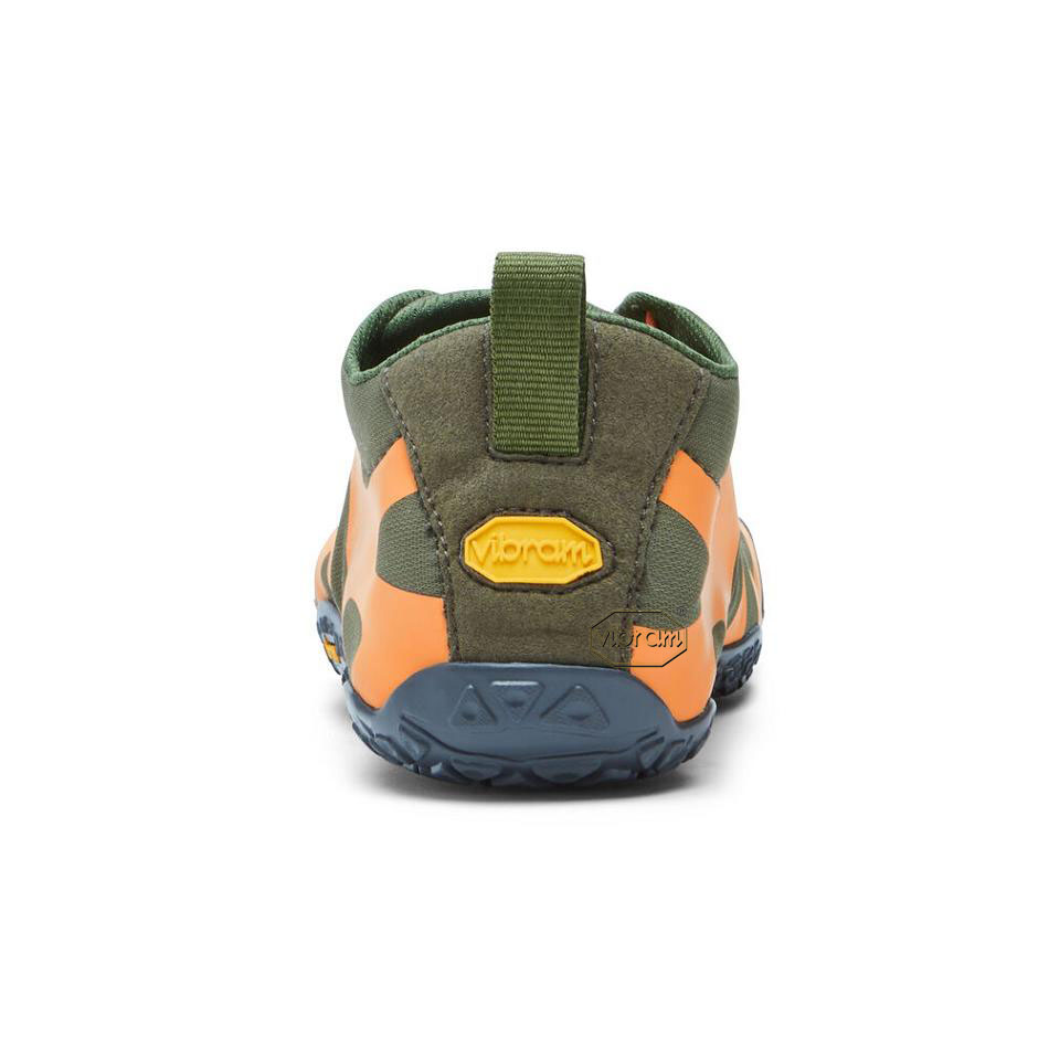 Tenis Trail Running Vibram V-Alpha Mujer Naranjas Grises | MX_U52