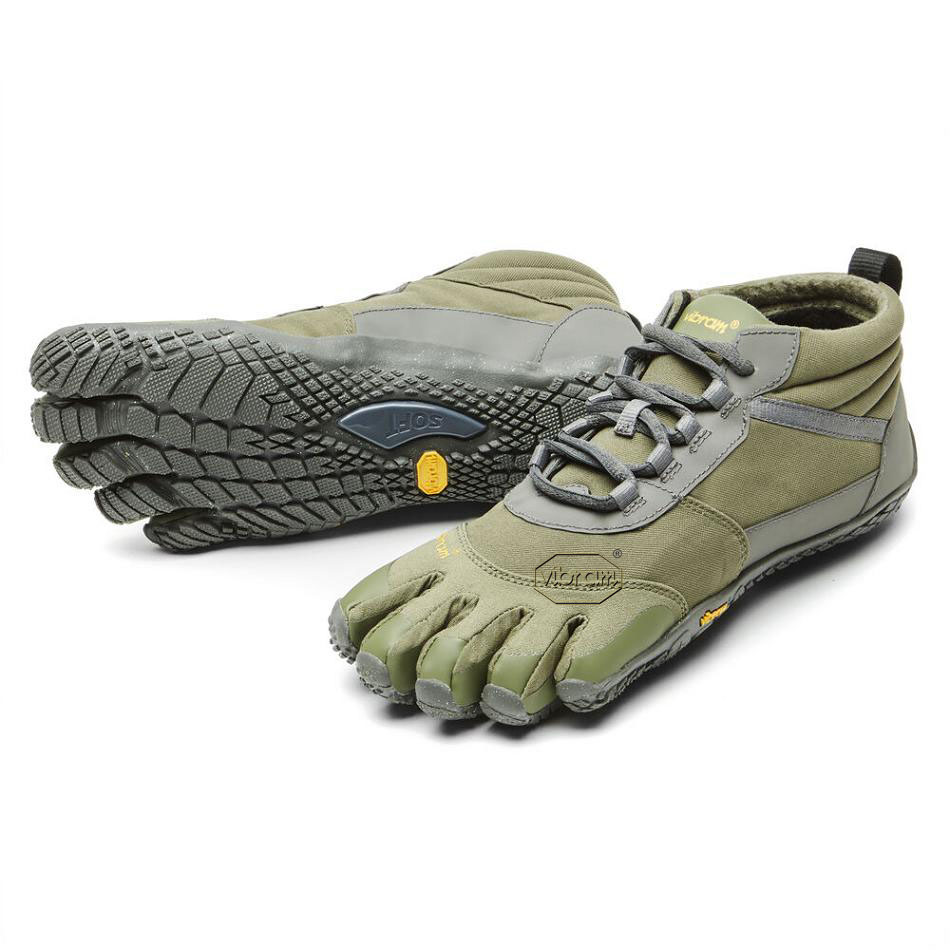 Tenis Trail Running Vibram V-Trek Insulated Mujer Grises | MX_M42