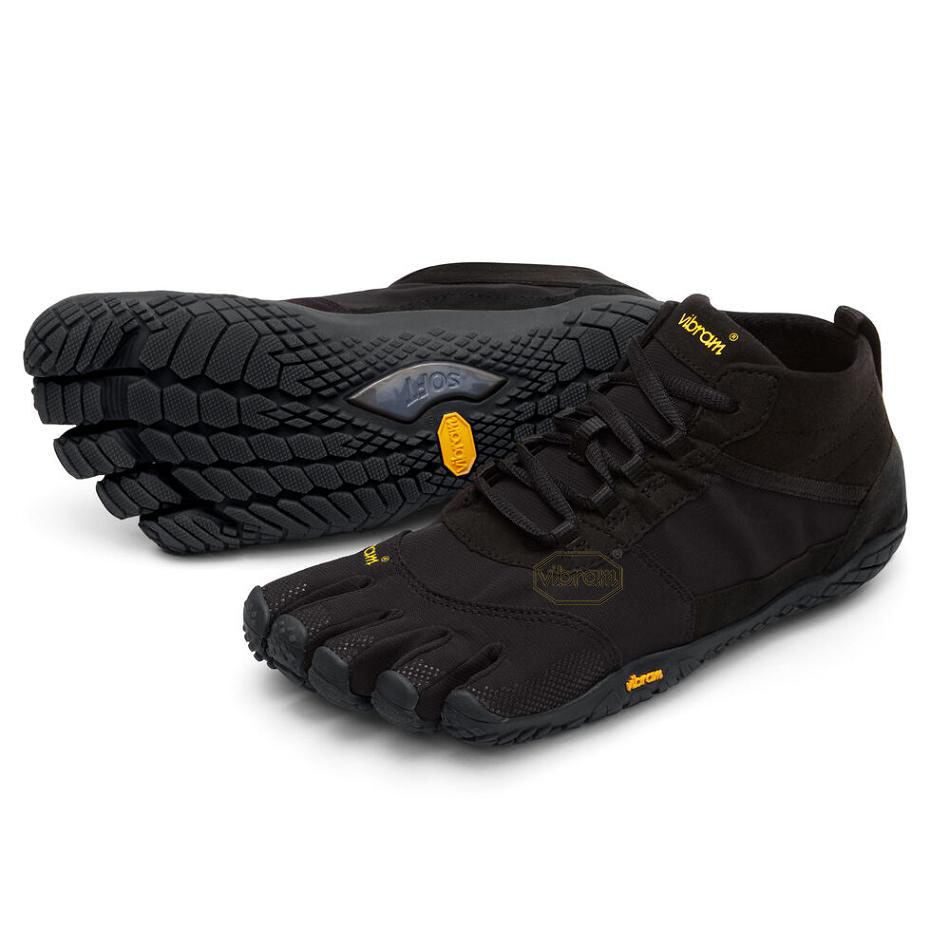 Tenis Trail Running Vibram V-Trek Mujer Negros | MX_J87