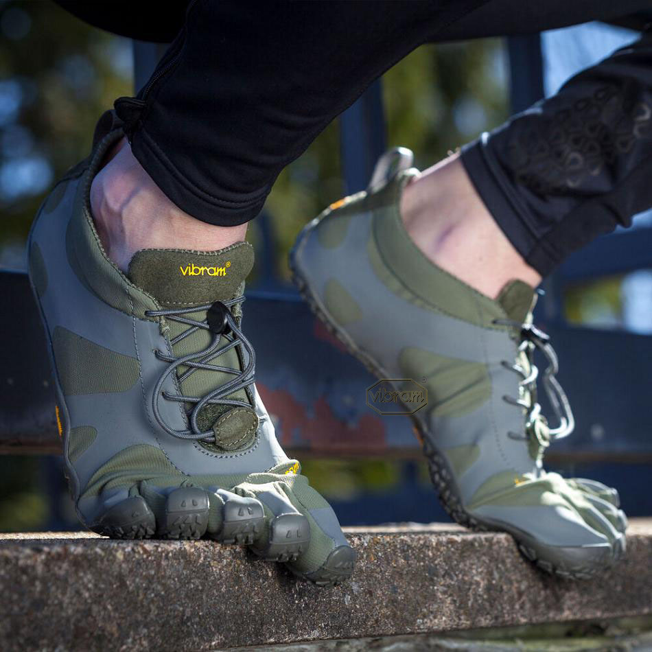 Tenis Trekking Vibram V-Alpha Mujer Marrom Kaki | MX_Z84