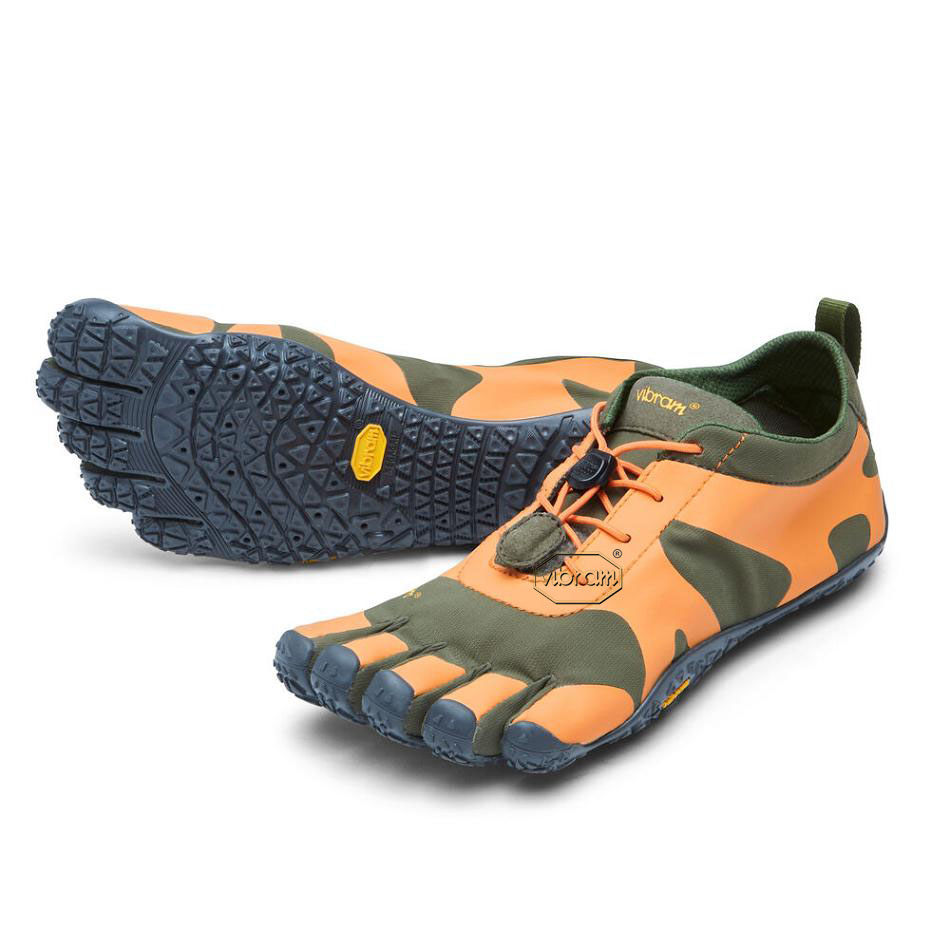 Tenis Trekking Vibram V-Alpha Mujer Naranjas Grises | MX_E96