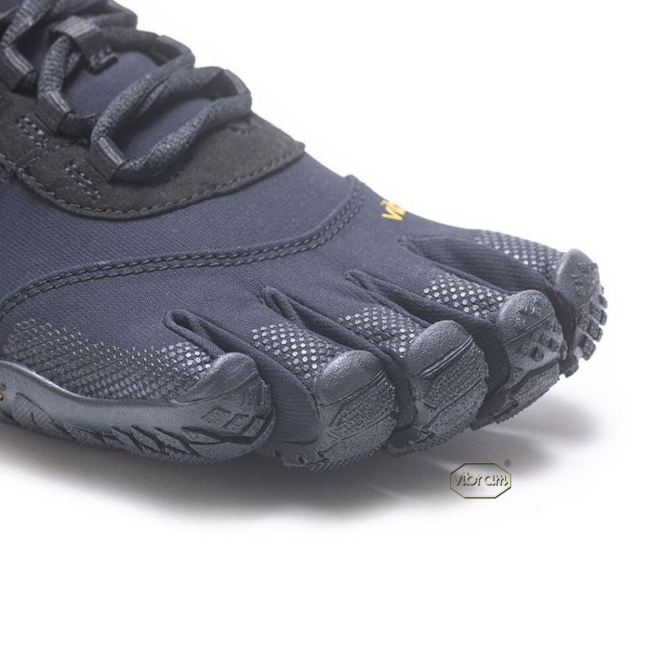 Tenis Trekking Vibram V-Trek Hombre Negros | MX_P05