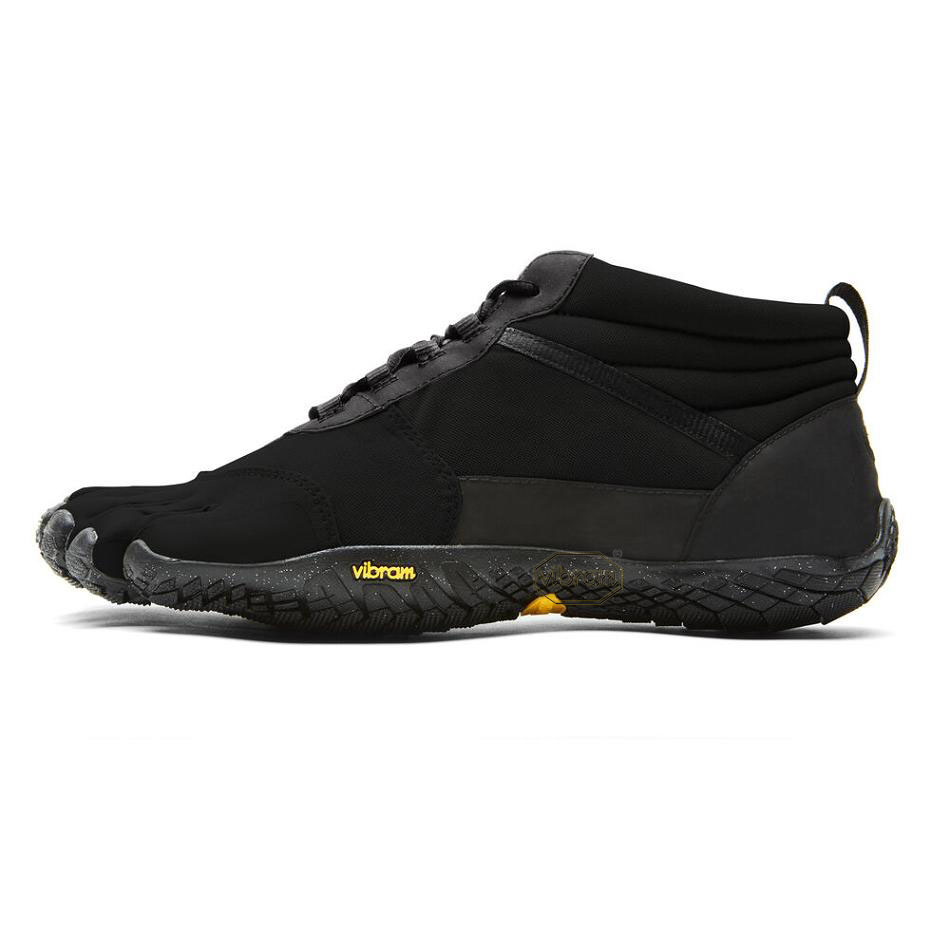 Tenis Trekking Vibram V-Trek Insulated Hombre Negros | MX_W74