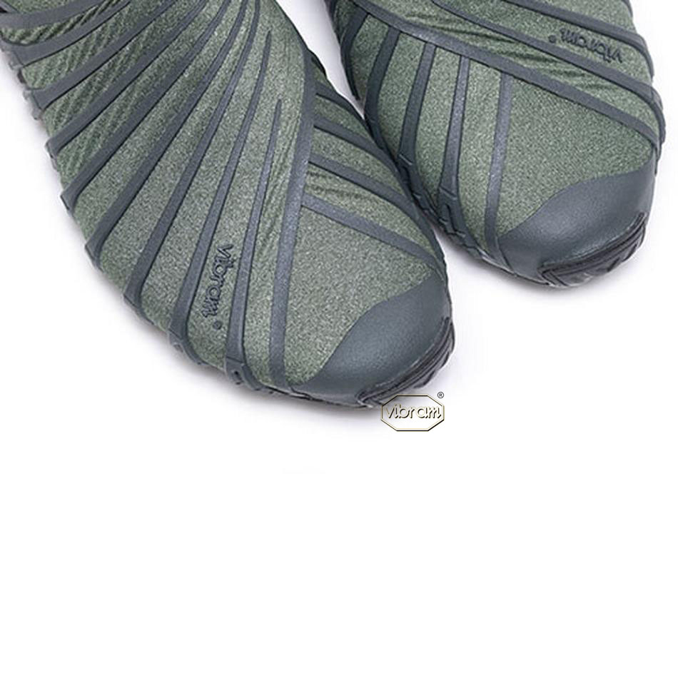 Zapatos Vibram Furoshiki EcoFree Hombre Verdes | MX_B91