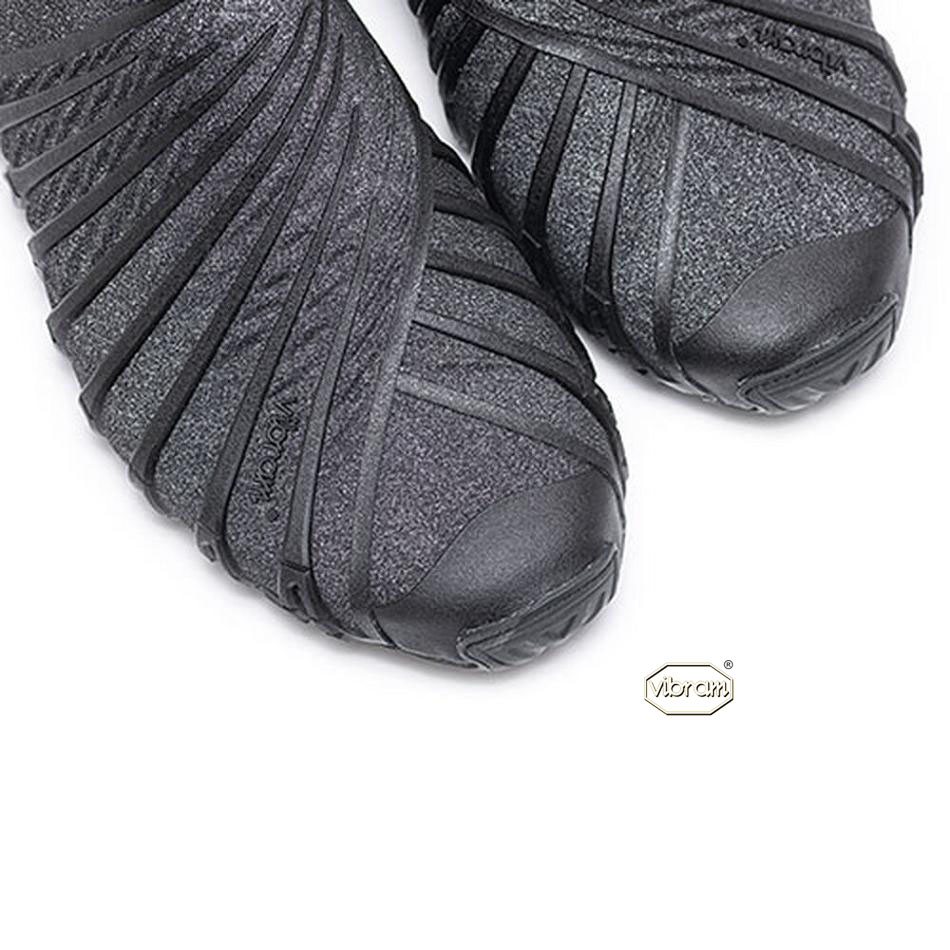 Zapatos Vibram Furoshiki EcoFree Hombre Negros | MX_S07