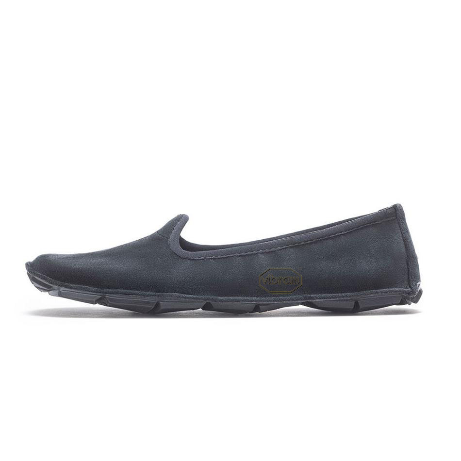 Zapatos Vibram One Quarter Velvet Mujer Negros | MX_V63