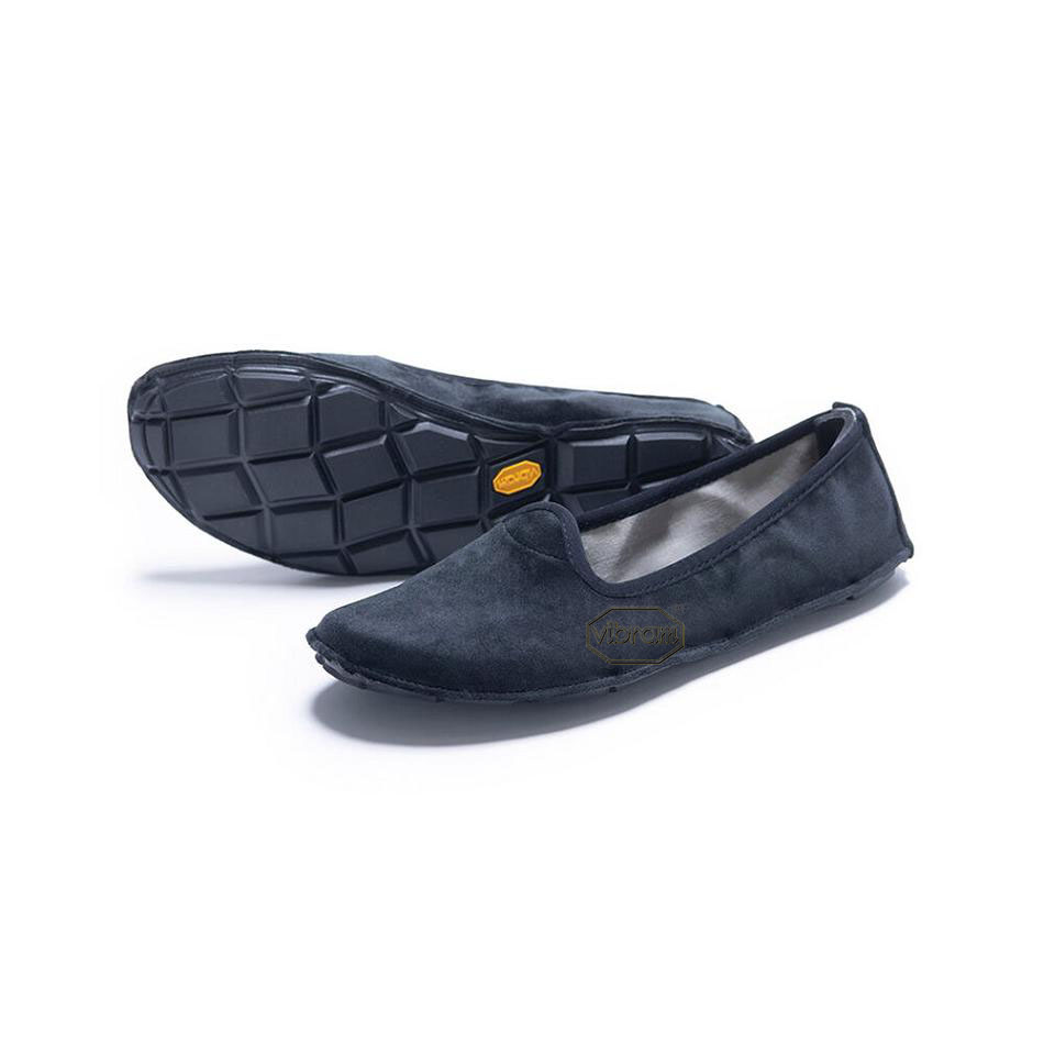 Zapatos Vibram One Quarter Velvet Mujer Negros | MX_V63