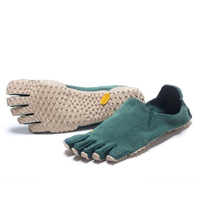 Tenis Casual Vibram CVT LB Hombre Verdes Beige | MX_Q49