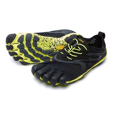 Tenis Deportivos Vibram V-Run Hombre Negros Amarillos | MX_U28