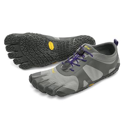 Tenis Trail Running Vibram V-Alpha Mujer Grises Morados | MX_N95